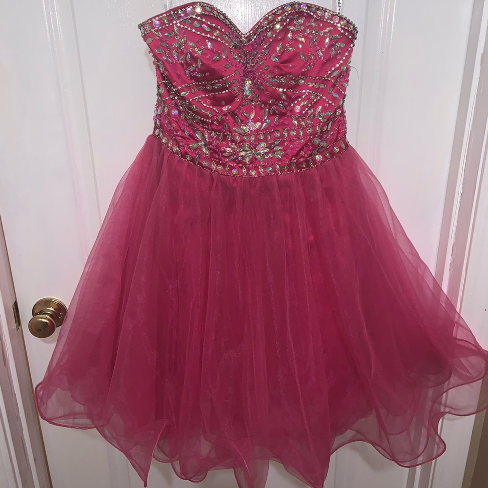 Pink hoco dress